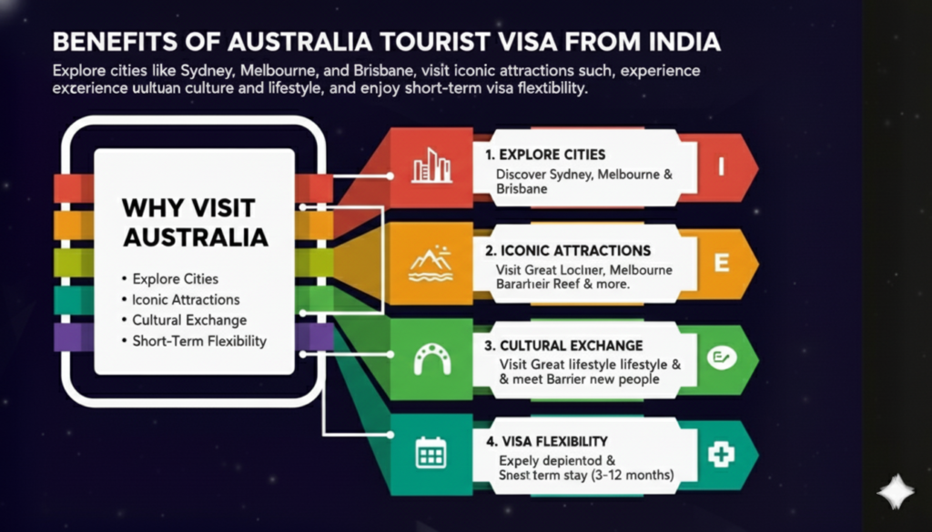 australia tourist visa from india