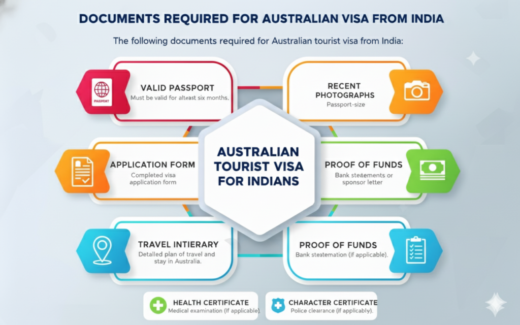 australia tourist visa from india