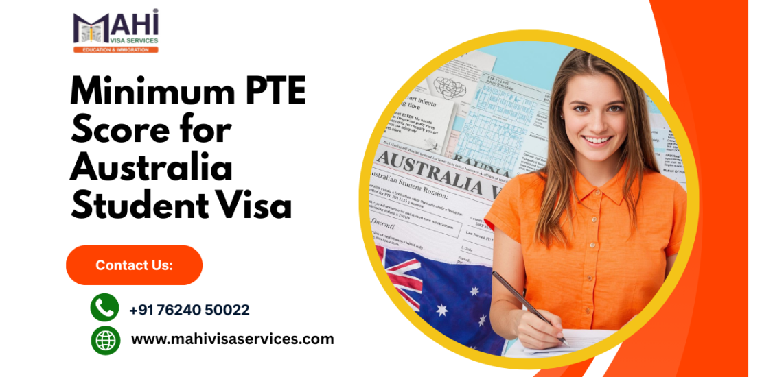 minimum pte score for australia student visa