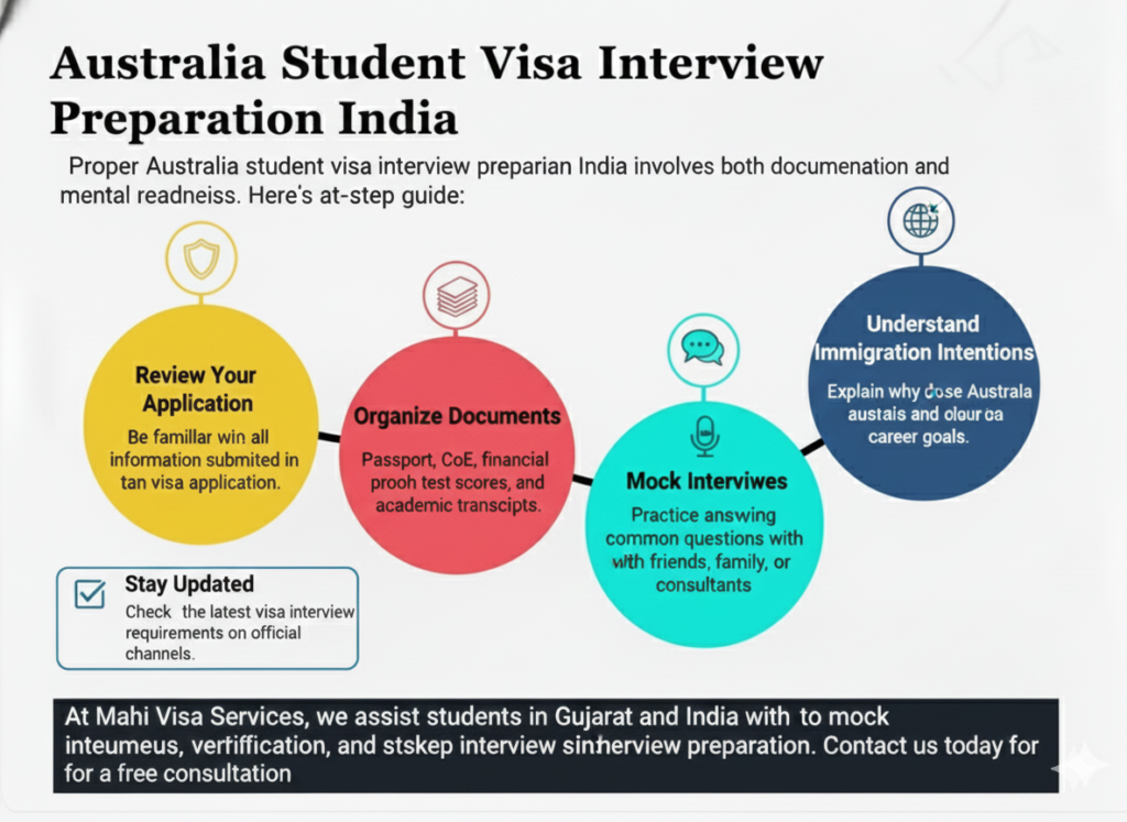 Australia Student Visa Interview Questions India – Complete Guide by Mahi Visa Services 2 australia student visa interview questions india