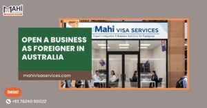 open a business as foreigner in australia