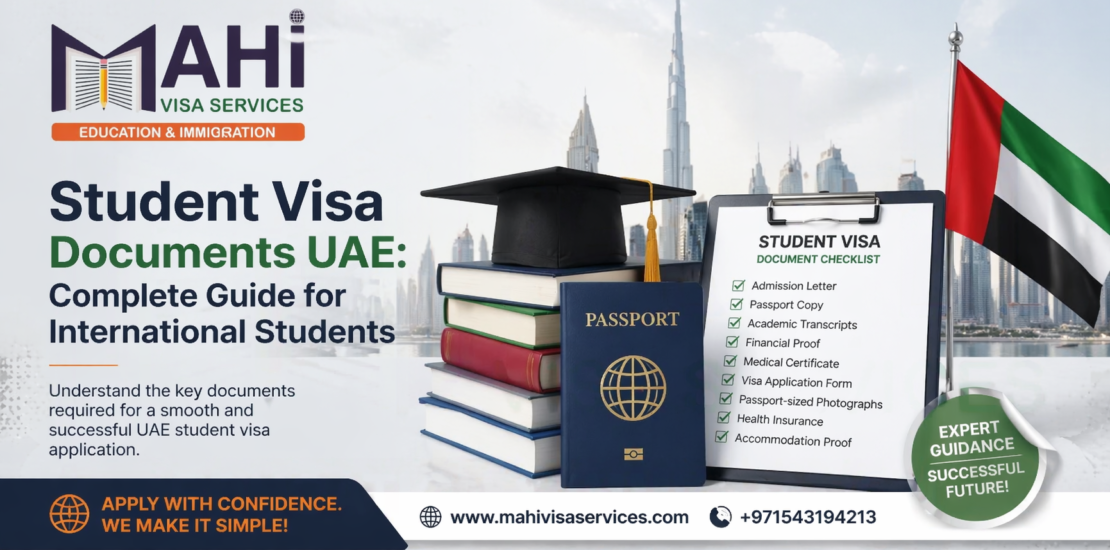 student visa documents UAE