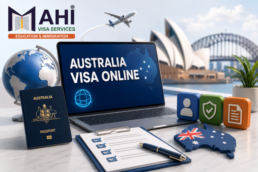 Australia visa online Guide in Australia by Mahi Visa Services 2 australia visa online